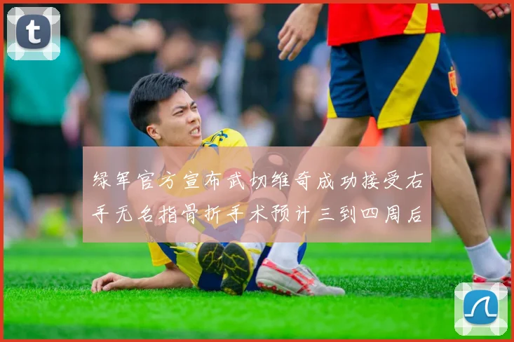 绿军官方宣布武切维奇成功接受右手无名指骨折手术预计三到四周后复查